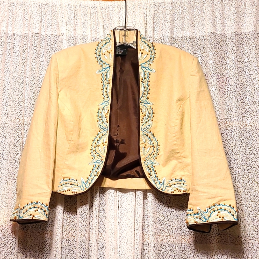 Gently Worn Luciano Dante Ladies Jacket Sz 4